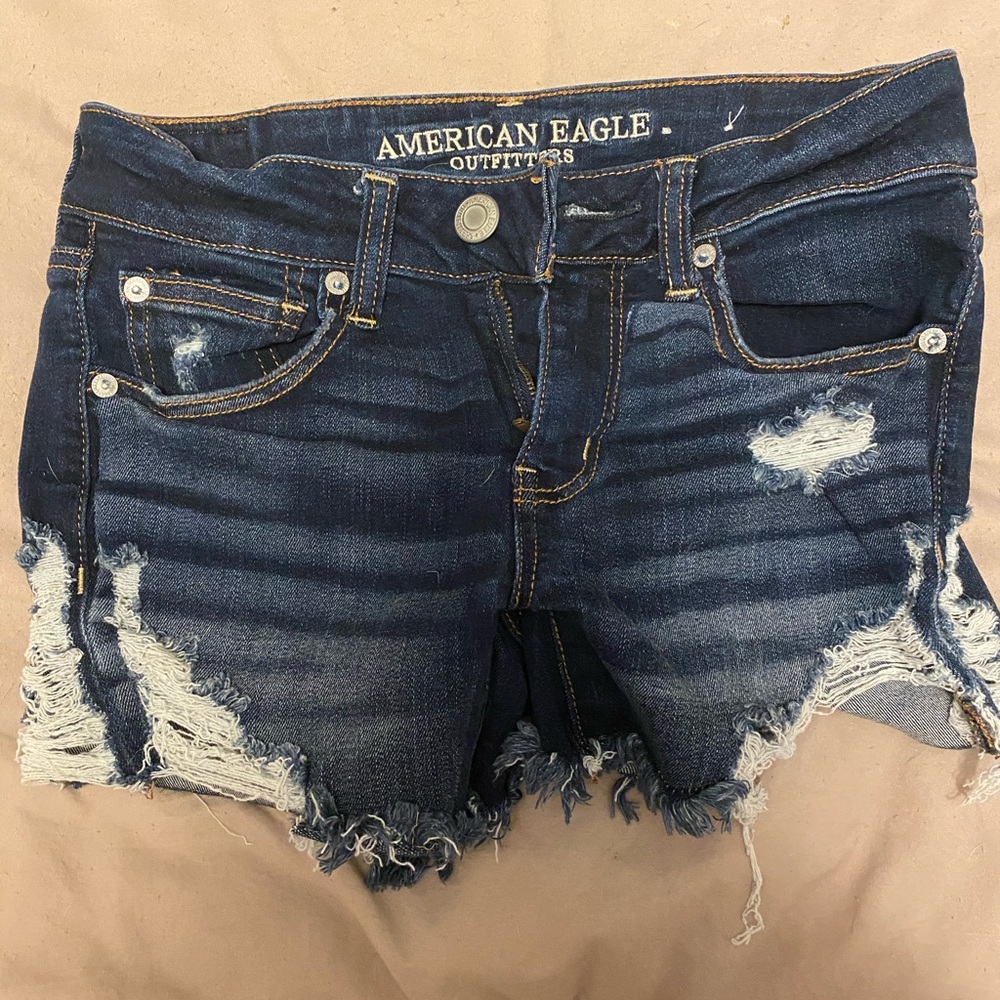 Stretchy American Eagle denim shorts